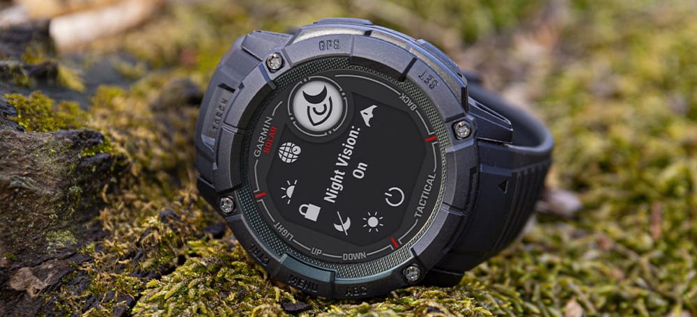 Pohled na hodinky Garmin Instinct 2x